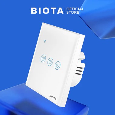 BIOTA SMART SWITCH 3 GANG WHITE