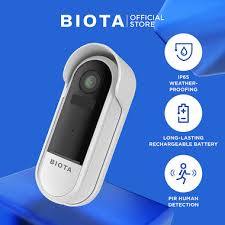 BIOTA SMART DOORBELL 3MP BATERAI